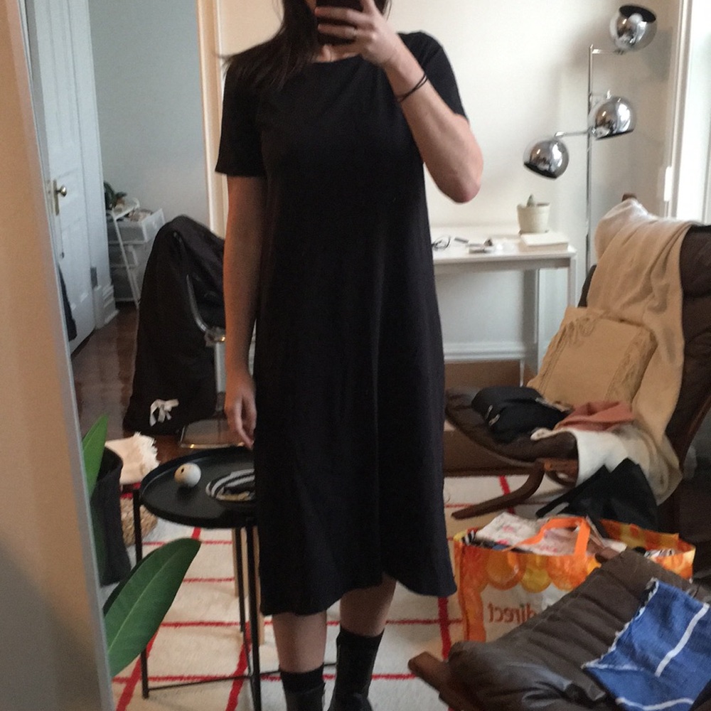 Loose fitting cotton Kowtow BuildingBlock dress